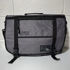 Concept One The Office Dunder Mifflin Inc Dwight Schrute Messenger Bag Gray
